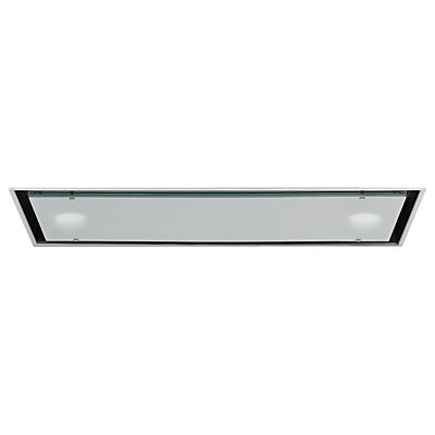 Smeg KSG74B 73cm Dolce Stil Novo Integrated Cooker Hood, Stainless Steel